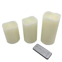 LED Flame Pillar Candle Set by Ashland&reg;