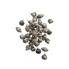 Hello Honey&reg; 36ct. Antique Silver Embossed Mercury Glass Ornaments