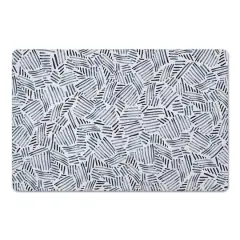 Navy Watercolor Pattern Floor Mat