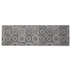 Black Kaleidoscope Tufted Mat