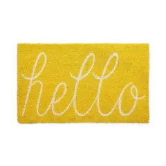 DII&reg; Yellow Hello Doormat