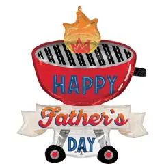 30" Grill-iant Dad Grill Foil Balloon