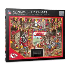 NFL Barnyard Fans 500 Piece Puzzle Kansas City Chiefs