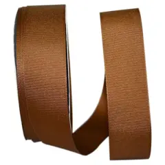 Reliant 1.5" x 50yd. Grosgrain Solid Ribbon Light Brown
