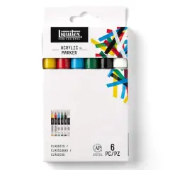 Liquitex&reg; Professional Paint Marker Set, Fine 6 Set