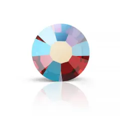 Preciosa MAXIMA SS16 Aurora Borealis Flatback Czech Crystals, 144ct. Siam AB