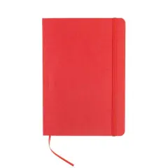 Fabrian&reg; EcoQua Plus A5 Lined Stitch-Bound Notebook Red