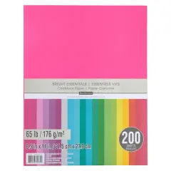 Bright Essentials 8.5" x 11" Cardstock Paper by Recollections&trade;, 200 Sheets