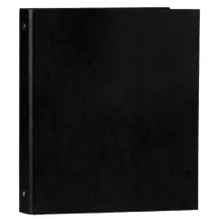 JAM Paper 1" BlackRecycled Kraft 3-Ring Binder