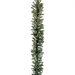 9ft. Pre-Lit Clear Lights Deluxe Windsor Pine Garland
