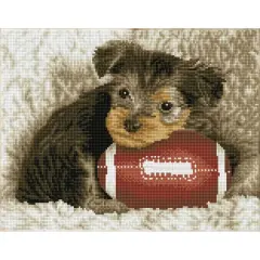 Diamond Dotz&reg; Intermediate Footy Pup Diamond Painting Kit