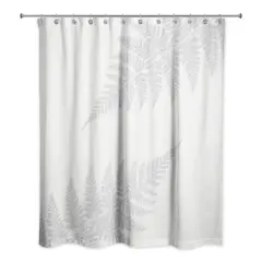 Neutral Fern 71" x 74" Shower Curtain