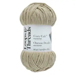 Cozy Cub&trade; Yarn by Loops & Threads&reg; Warn Gray