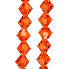 Preciosa Glass Crystal Bicone Beads, 6mm by Bead Landing&trade; Hyacinth