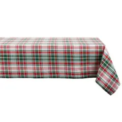 DII&reg; Yuletide Plaid Tablecloth