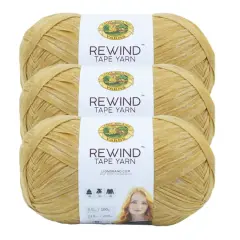 3 Pack Lion Brand&reg; Rewind&trade; Tape Yarn Citronella