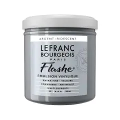 Lefranc & Bourgeois Flashe&reg; Matte Artist's Color, 125mL Iridescent Silver
