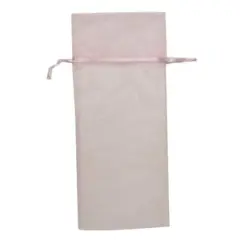 JAM Paper Sheer Wine Bags, 12ct. Baby Pink
