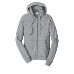 Port & Company&reg; Fan Favorite Fleece Full-Zip Hooded Sweatshirt Athletic Heather