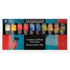 Sennelier Artists' 10 Color Oil Paint Set