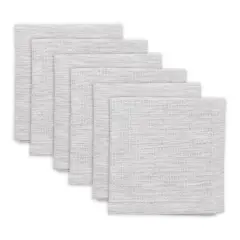 DII&reg; Recycled Cotton Dishcloth Set Light Gray
