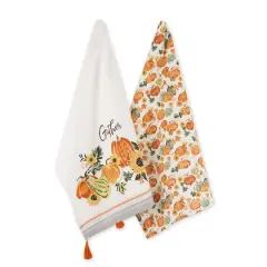 DII&reg; Gather Fall Squash Printed Dishtowel Set