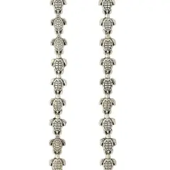 Antique Silver Sea Turtle Metal Beads, 9mm by Bead Landing&trade;