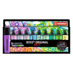 STABILO&reg; BOSS&reg; ARTY Cool Colors Original Highlighters Set