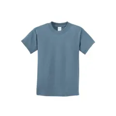 Port & Company&reg; Stonewashed Youth Essential T-Shirt Stonewashed Blue