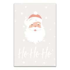 Ho Ho Ho Santa 20x30 Canvas Wall Art