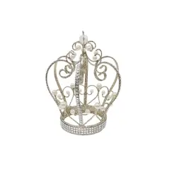8" Jeweled Wire Crown Tabletop D&eacute;cor by Ashland&reg;