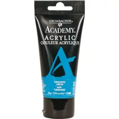 Grumbacher&reg; Academy&reg; Acrylic, 2.5oz. C309P Turquoise Green