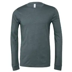 BELLA+CANVAS&reg; Long Sleeve Unisex Athletic Jersey T-Shirt Heather Slate
