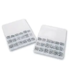 S&S&reg; Worldwide Alphabet & Number Acrylic Square Beads, 7mm