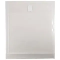 JAM Paper VELCRO&reg; Closure 9.75" x 11.75" Expandable Open End Envelopes, 12ct. Clear