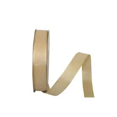 Reliant 7/8" x 50yd. Linen Touch Mono Solid Ribbon Natural