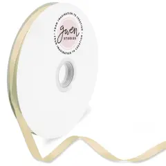 Gwen Studios Solid Grosgrain Ribbon Ivory