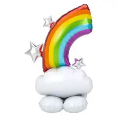 AirLoonz&reg; 52" Rainbow Foil Balloon