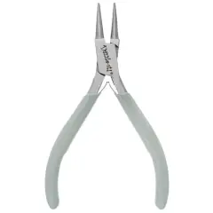 John Bead 4.75" Multi Purpose Classic Slim Stainless Steel Round Nose Jewelry Pliers