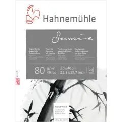 Hahnem&uuml;hle Sumi-E Paper Pad, 20 Sheets