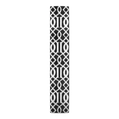 Kirkwood Indoor/Outdoor Table Runner Black
