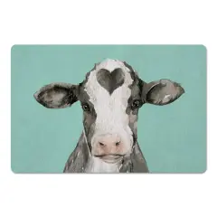 18" x 27" Cow with Heart Floor Mat
