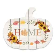 Pumpkin Shaped Home Wooden Wall Hanging
