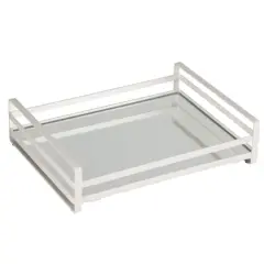 Home Details Flat Wired Rails Large Vanity Tray