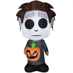 5ft. Airblown&reg; Inflatable Halloween Universal Studios Michael Myers with Jack-o-Lantern