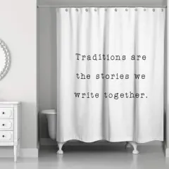Traditions Together 71" x 74" Shower Curtain