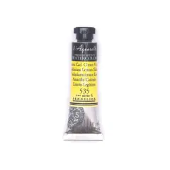 Sennelier French Artists' Watercolor, 10mL 535 Cadmium Lemon Yellow S4