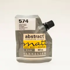 Sennelier Matt Abstract&reg; Acrylic, 60mL 574 Primary Yellow
