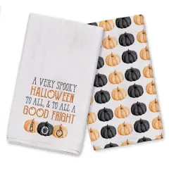 A Very Spooky Halloween 16" x 25" Tea Towel - Set of 2