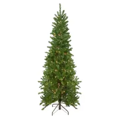 7.5ft. Pre-Lit Canadian Pine Artificial Christmas Tree, Clear Lights